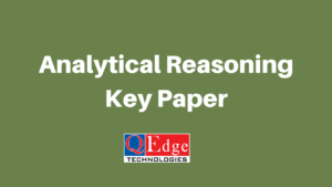 analytical reasoning key paper
